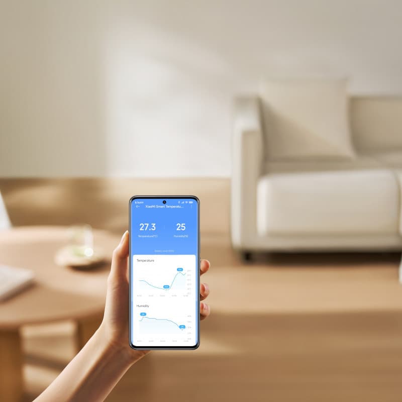 APP de Xiaomi Smart Temperature and Humidity Monitor 3 Mini