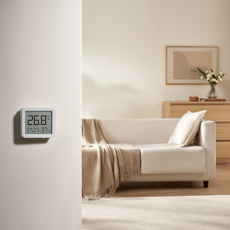 Support mural Xiaomi Smart Temperature and Humidity Monitor 3 Mini