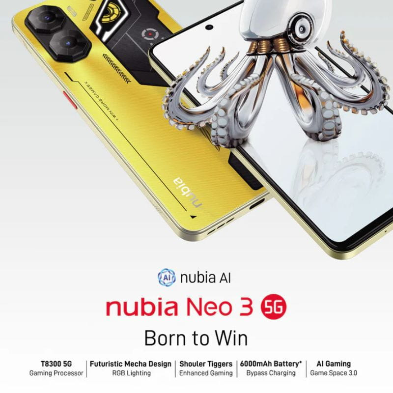 Nubia Neo 3 GT 5G 12GB/256GB Amarillo - Ítem3