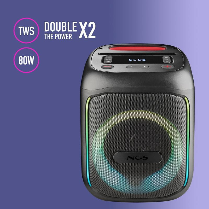 NGS WILD SWAG GO 40 W Preto - Coluna para festas - Item1
