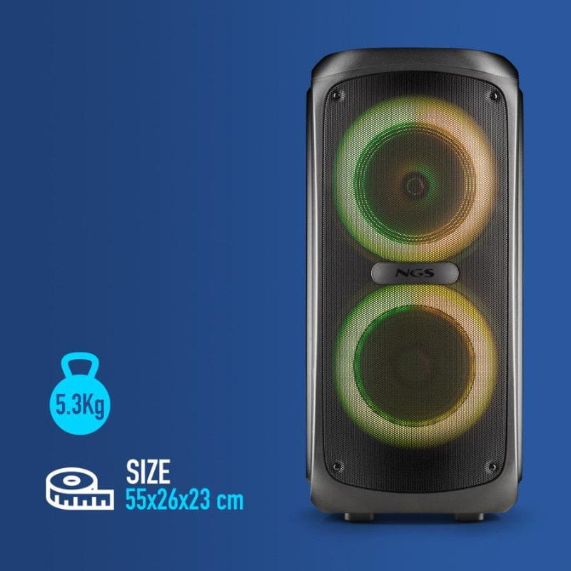 NGS WILD TEMPER 40 W AZUL - Altavoz portátil estéreo - Ítem2