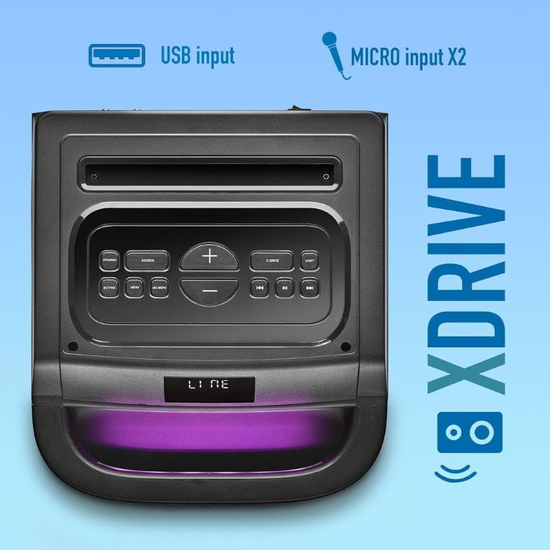 NGS WILD SPACE 3 Coluna portátil estéreo Preto 800 W - Item2