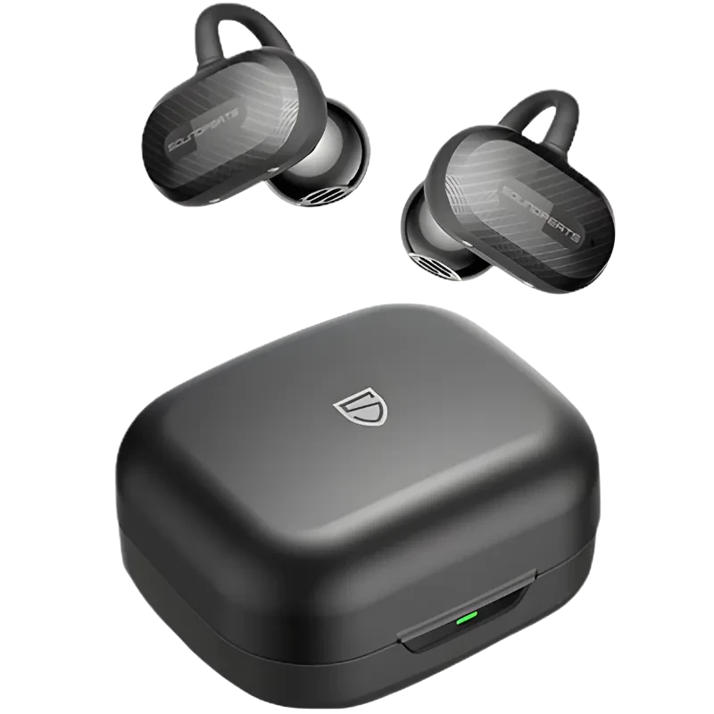 Écouteurs Open-ear Bluetooth à Clip - Réduction Bruit ENC, IPX7 étanche, 40h Autonomie, Bluetooth 5.3, Confortables, Beige