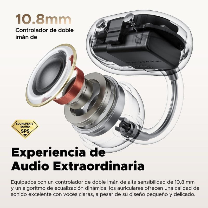SoundPEATS POP Clip Blanc - Écouteurs Bluetooth - Ítem5