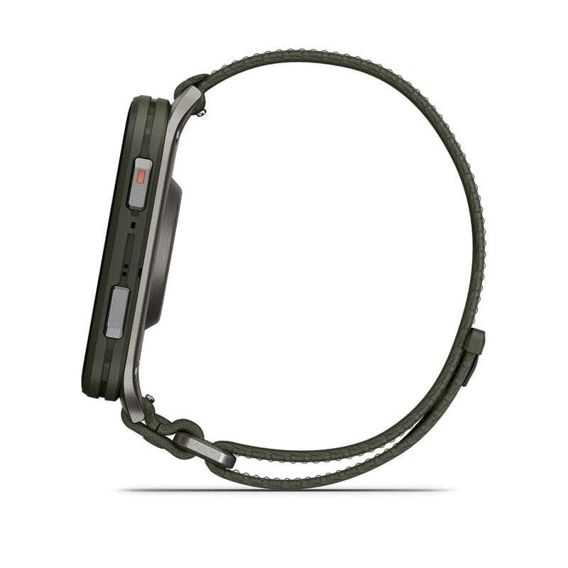 Lateral de Garmin Venu X1 Verde