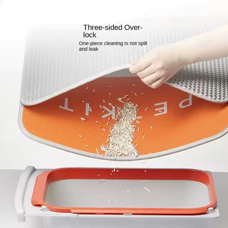 Tapis Petkit Pura Max Cat Litter Mat - Compatible avec les bacs à litière intelligents pour chats, double tissu
