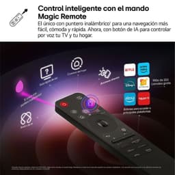 LG 55NANO81A6A 55" 4K Ultra HD NanoCell Smart TV Preto, comando Magic Remote