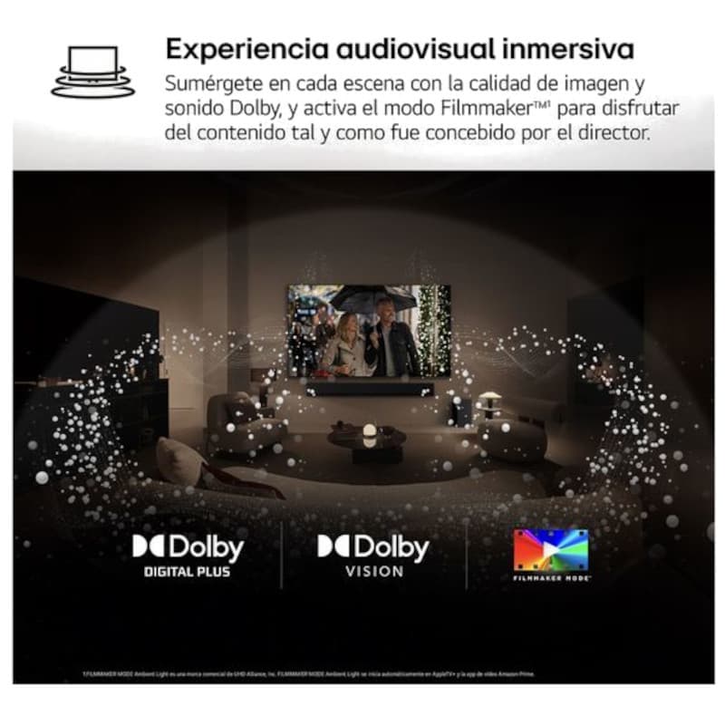 Audio de LG QNED evo AI 65QNED87A6B
