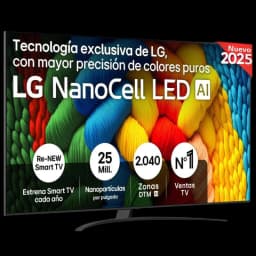 LG 86NANO81A6A 86" NanoCell 4K Ultra HD Smart TV Preto