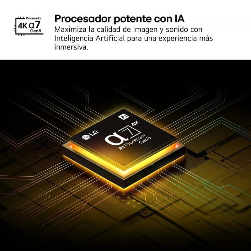 LG 86NANO81A6A 86" NanoCell 4K Ultra HD Smart TV Preto, processador com IA