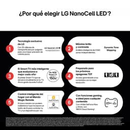 LG 86NANO81A6A 86" NanoCell 4K Ultra HD Smart TV Preto, por que escolher LG NanoCell LED