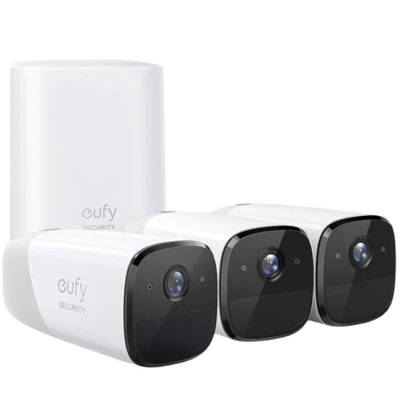 Eufy Security (eufyCam 2 Pro) 2K IP67 WiFi Blanco Kit 3+1 - Ítem