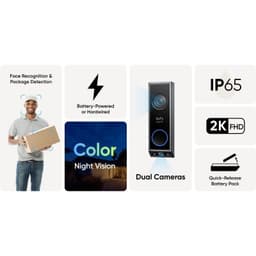Eufy Security E340 - Sonnette intelligente. Caractéristiques