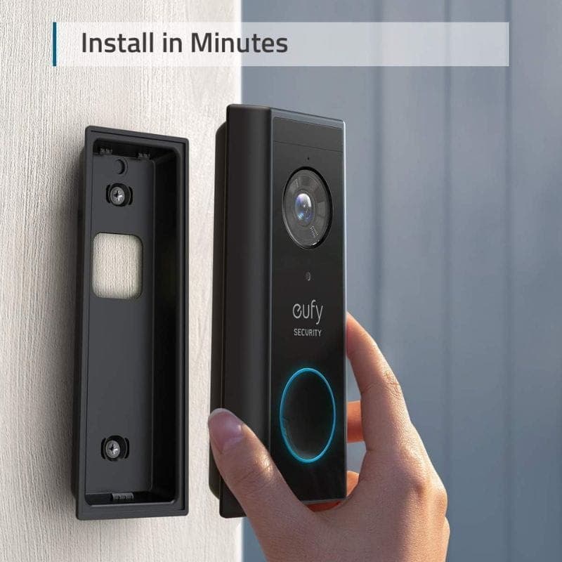 Eufy Security 2K Set - Sonnette intelligente facile à installer.