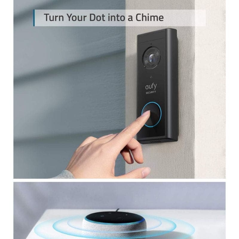 Eufy Security 2K Set - Sonnette intelligente utilisant le haut-parleur intelligent