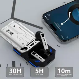 Black Shark T11 Branco, bateria com 30 horas de duração  