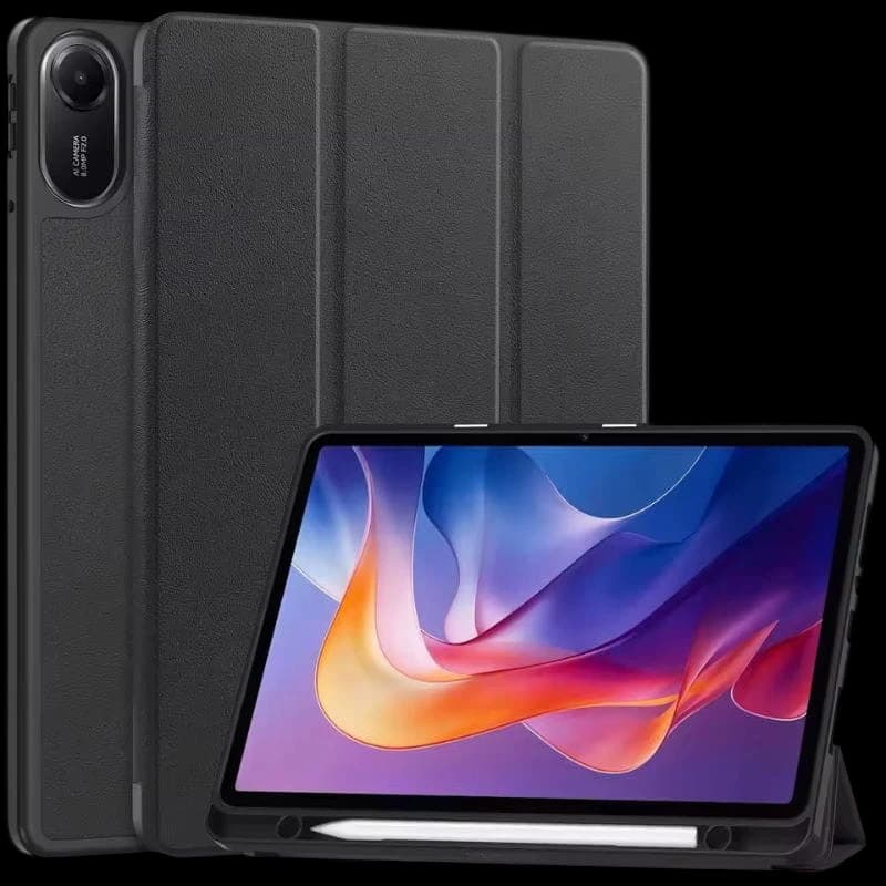 Funda Inteligente Xiaomi Redmi Pad 2 con Soporte Negro