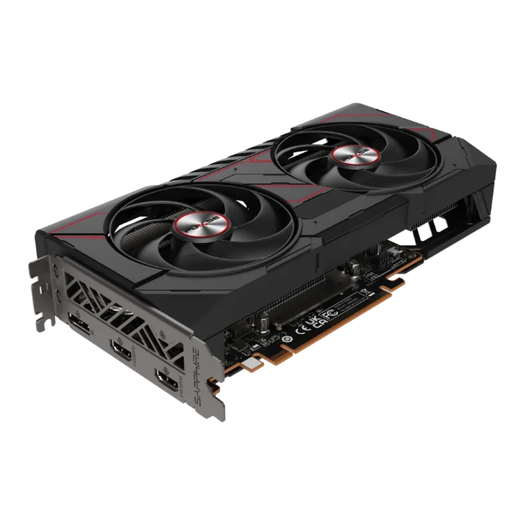 Sapphire PULSE AMD Radeon RX 9060 XT 16 GB GDDR6, placa de vídeo preta com dois coolers, backplate, saídas HDMI e embalagem vermelha destaque 16 GB - Item2