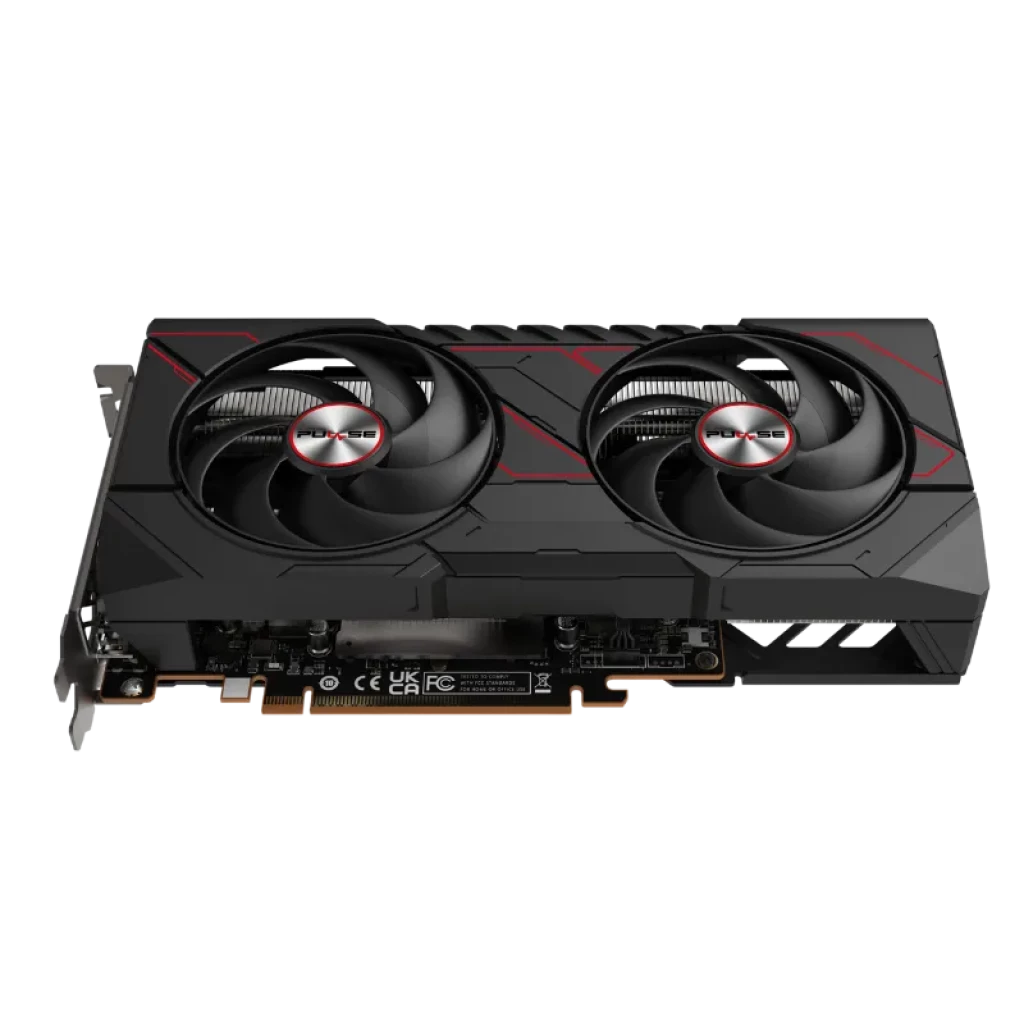 Sapphire PULSE AMD Radeon RX 9060 XT 16 GB GDDR6, placa de vídeo preta com dois coolers, backplate, saídas HDMI e embalagem vermelha destaque 16 GB - Item3
