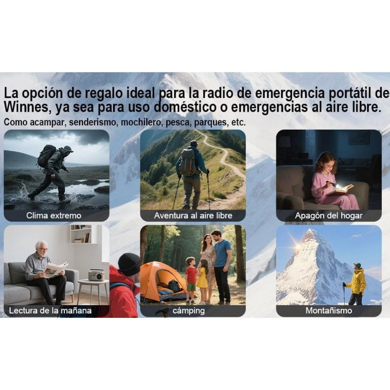 Radio de Emergencia Portátil 10000 mAh - Ítem5