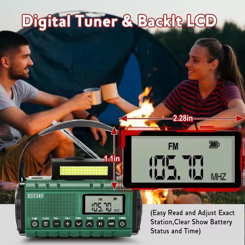 Radio de Radio de Emergencia Portátil 10000 mAh
