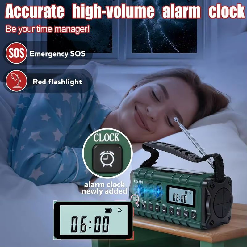 Radio de Emergencia Portátil 10000 mAh - Ítem2