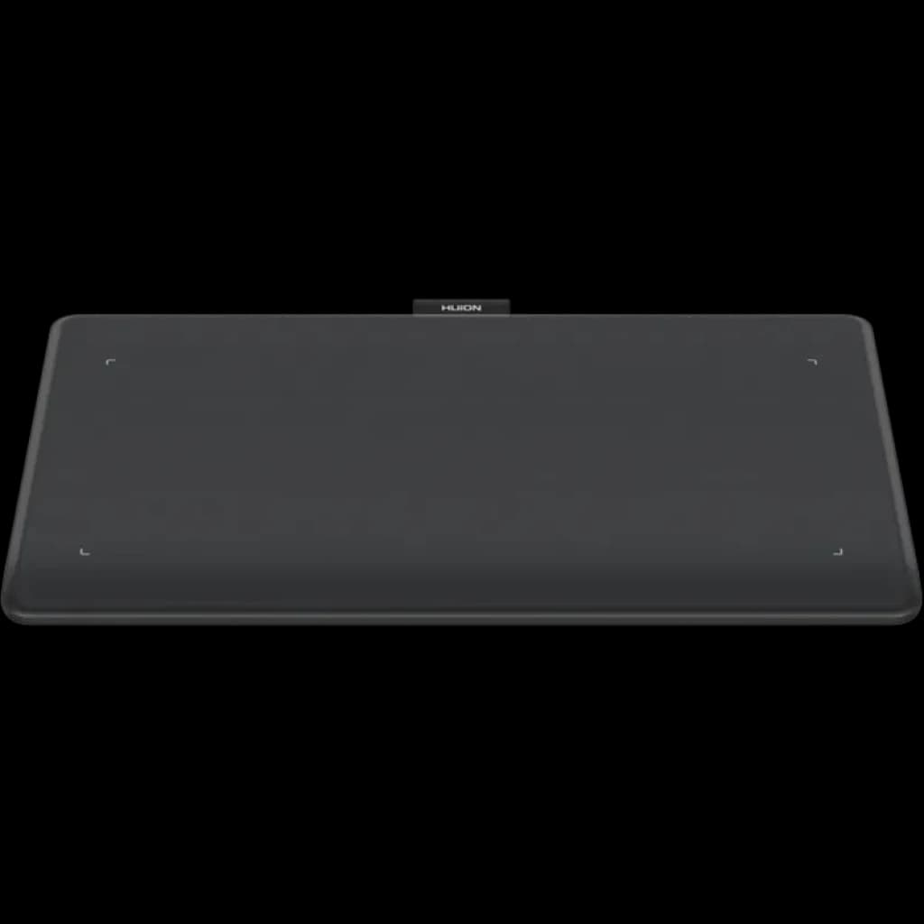 Huion Inspiroy Frego M L610 Bluetooth 5.0 Lápiz PW550S - Tableta Gráfica con superficie negra amplia, esquinas redondeadas y guías de área activa sutiles