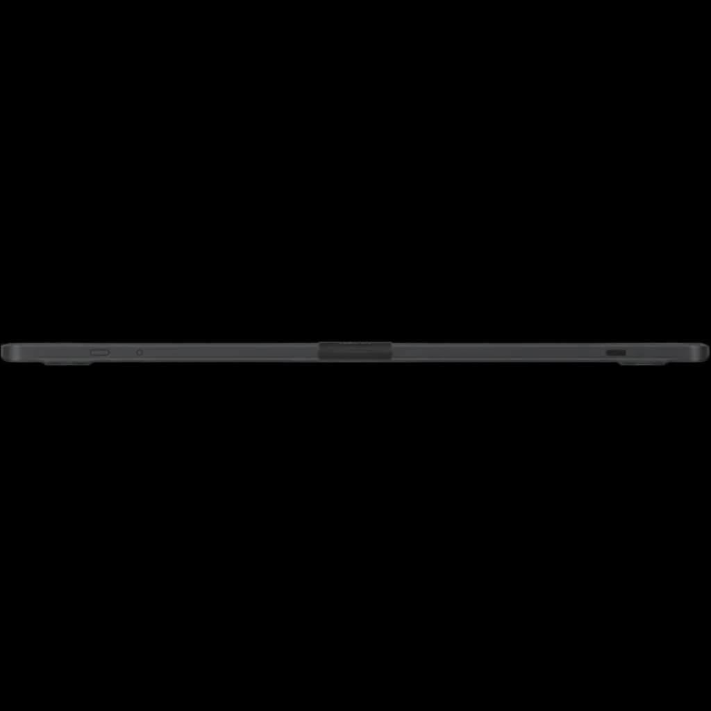 Perfil lateral ultradelgado en color negro con puerto central y botones discretos, compatible con lápiz PW550S, ideal para dibujo digital con Bluetooth 5.0