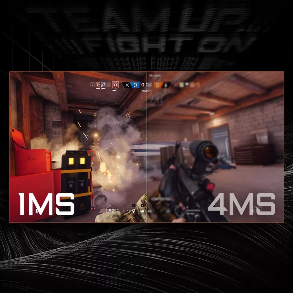 GIGABYTE GS32QCA 32 polegadas curvo QHD 2K com 180 Hz, 1 ms, 10 bits, 1500R e HDR Ready, painel LED preto com molduras finas e base robusta - Item8