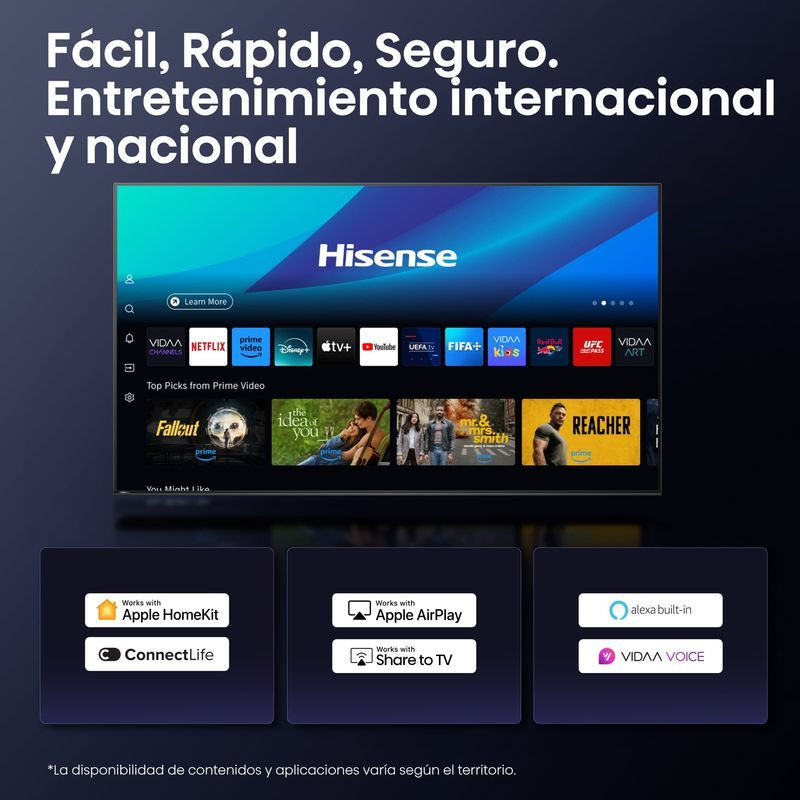 Hisense 55A6Q 55 4K Ultra HD Smart TV Wifi Preto - Item7