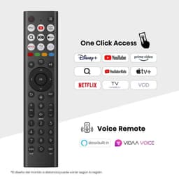 Commando Hisense 65A6Q Preto