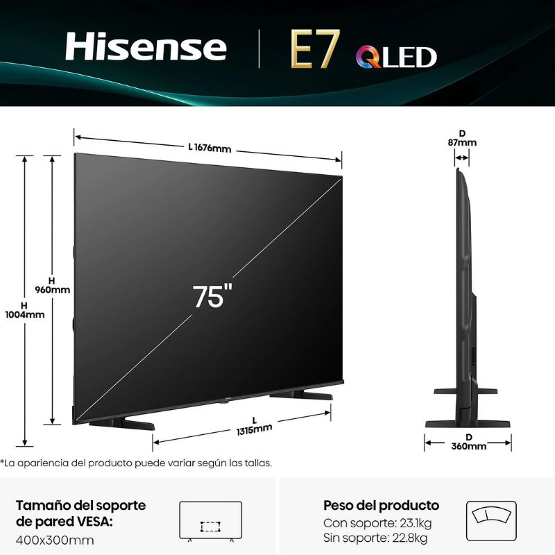 Hisense 75E7Q 75