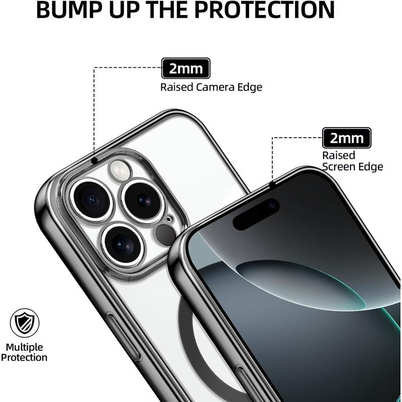 Funda Magnética con colgante para iPhone 16 Pro Negro - Ítem5