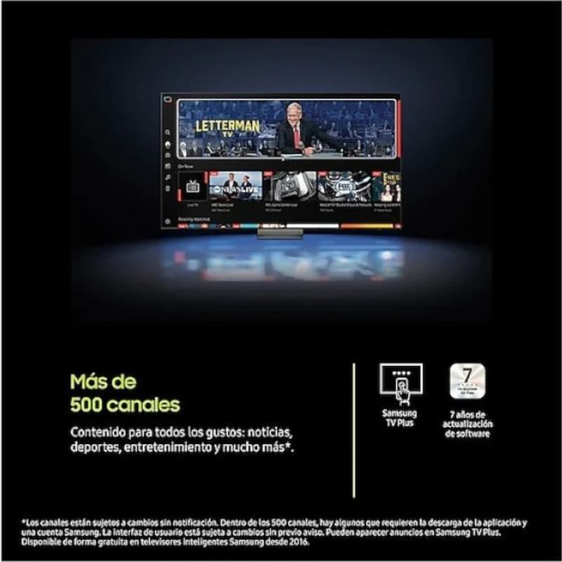 Canais de Samsung Q7F QE43Q7FAAU
