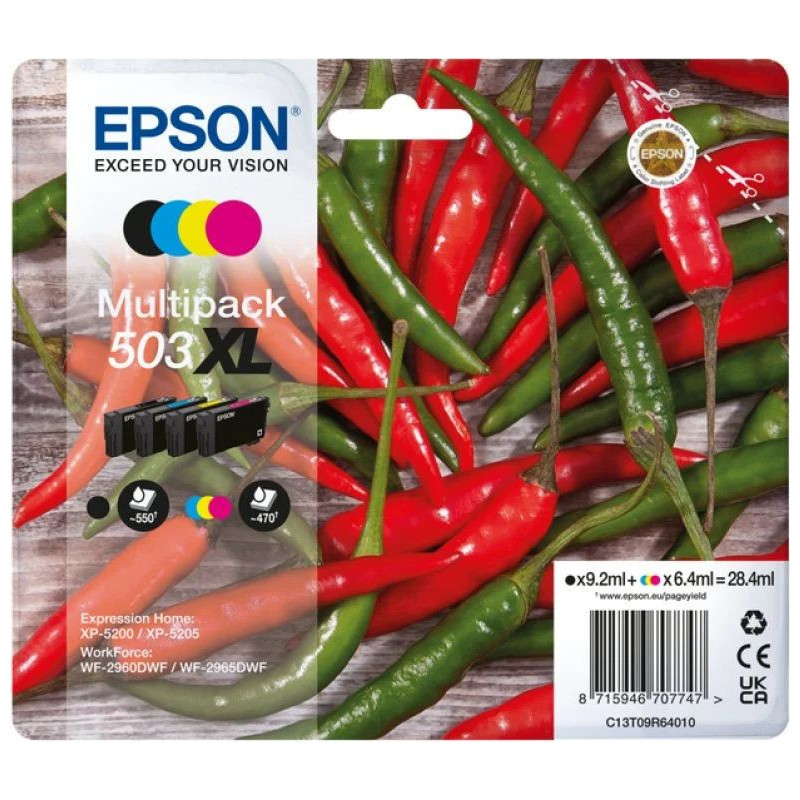 Epson C13T09R94010 Preto, Ciano, Magenta, Amarelo - Cartucho de tinta - Item