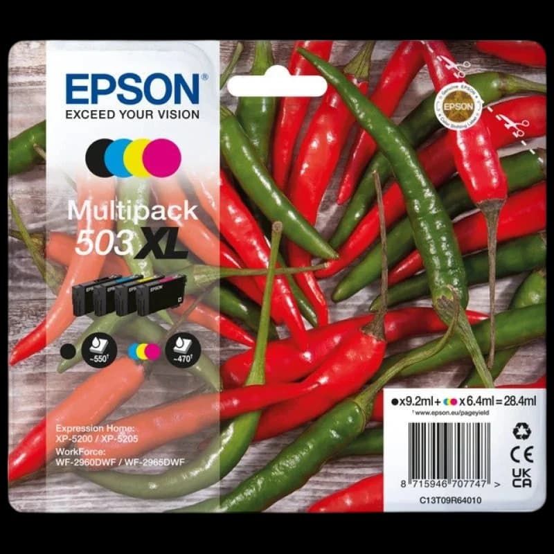 Epson C13T09R94010 Negro, Cian, Magenta, Amarillo - Cartucho de tinta