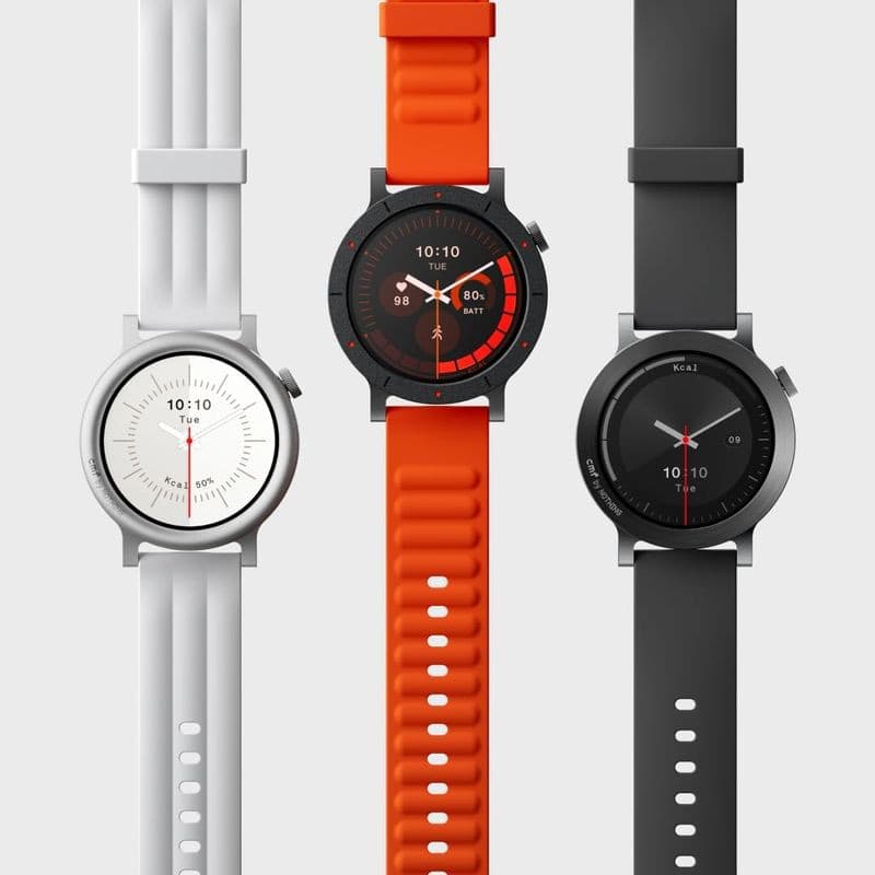 Cores de CMF Watch 3 Pro Cinzento Escuro