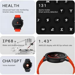 Detalhes de CMF Watch 3 Pro Laranja