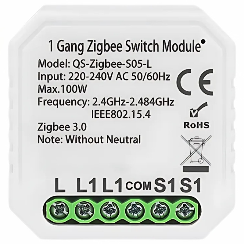Relé S05 Zigbee Tuya Smart - Item