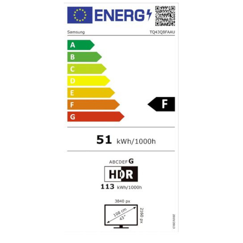 Samsung Q8F QE43Q8FAAU 43 4K Ultra HD Smart TV Wifi - Item4