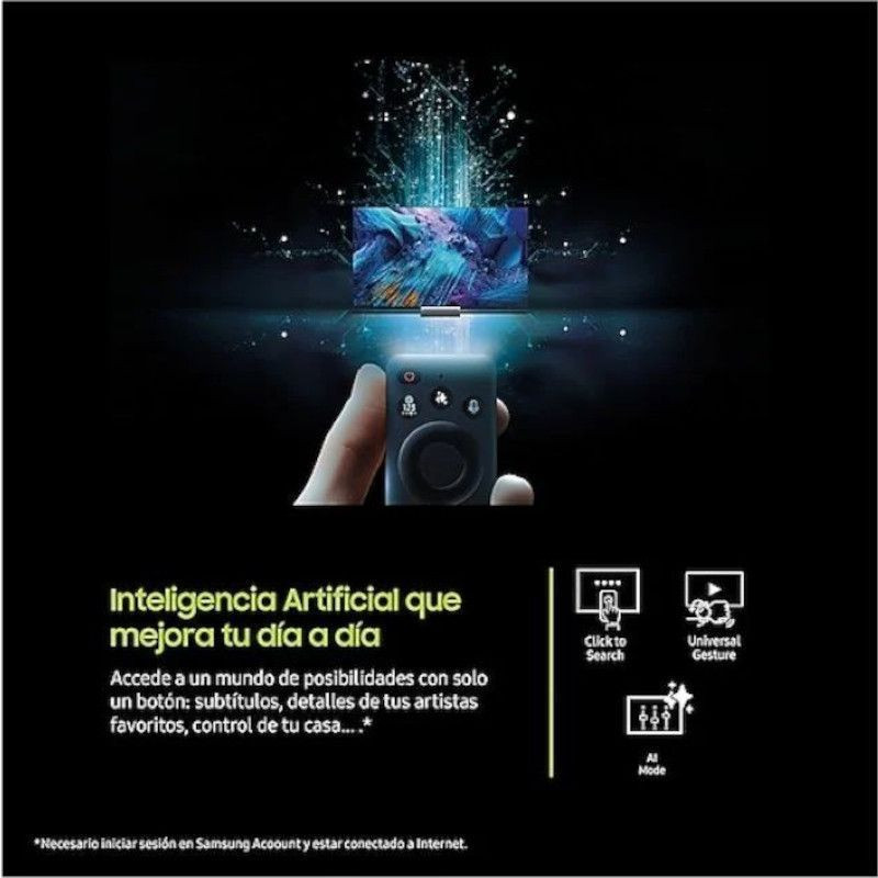 Samsung Q7F QE65Q7FAAU 65 4K Ultra HD Smart TV Wifi Negro - Ítem5
