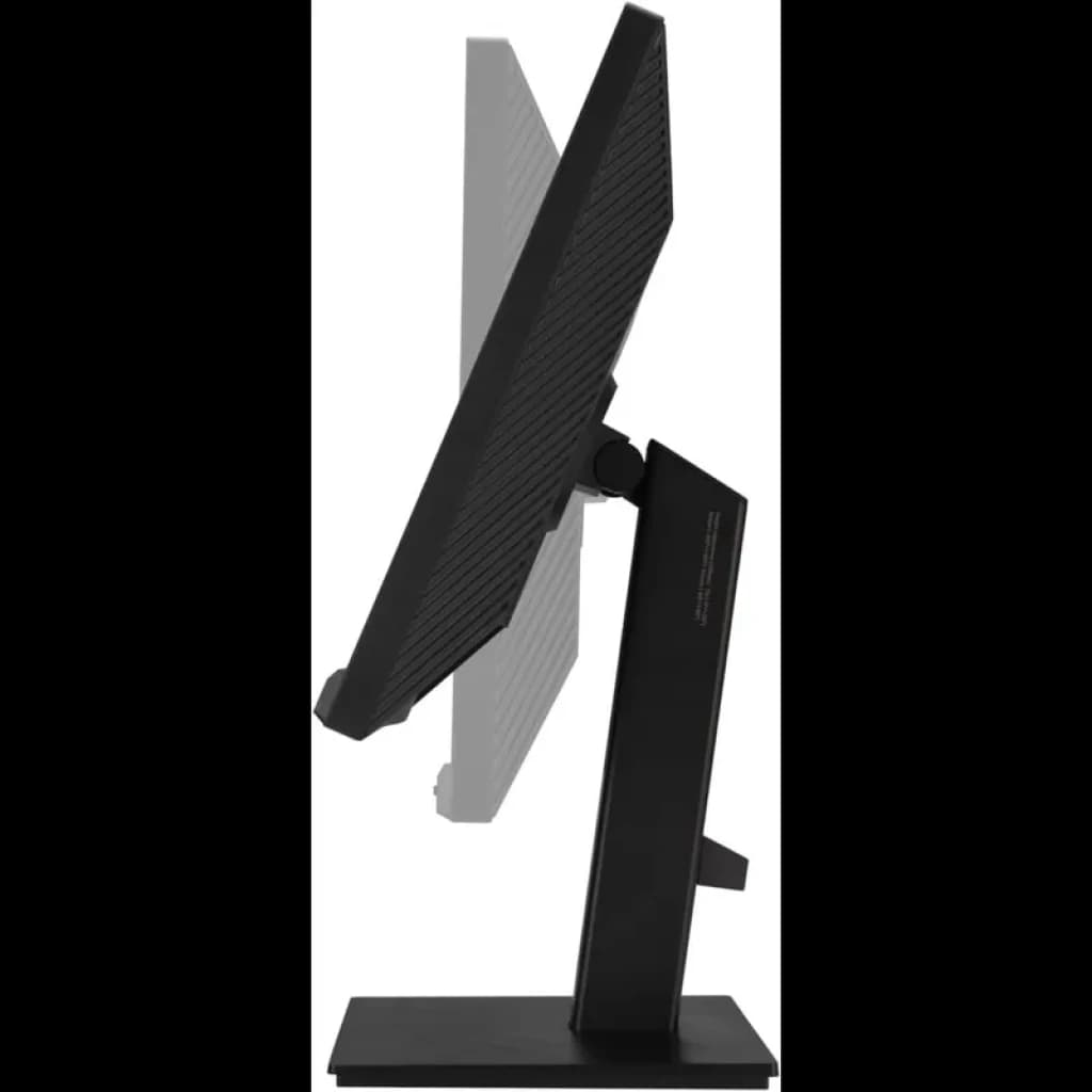 Profil fin d’écran PC tactile 24 pouces noir, dalle IPS Full HD 75 Hz, support réglable avec inclinaison, cadre mince et pied stable
