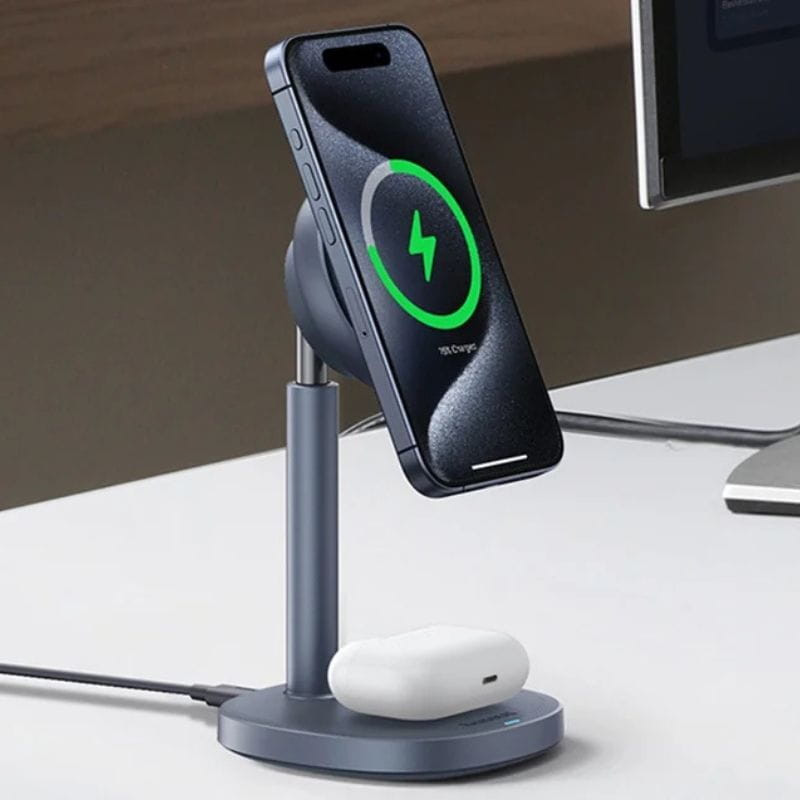 Baseus Orbit 2 Pro Qi2 Cinzento - Carregador Magnético - Item4