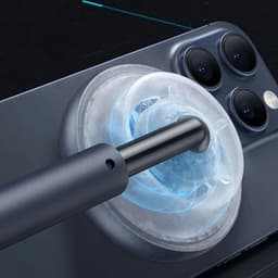Baseus Orbit 2 Pro Qi2 Cinza - Carregador magnético, imagem dos ímanes