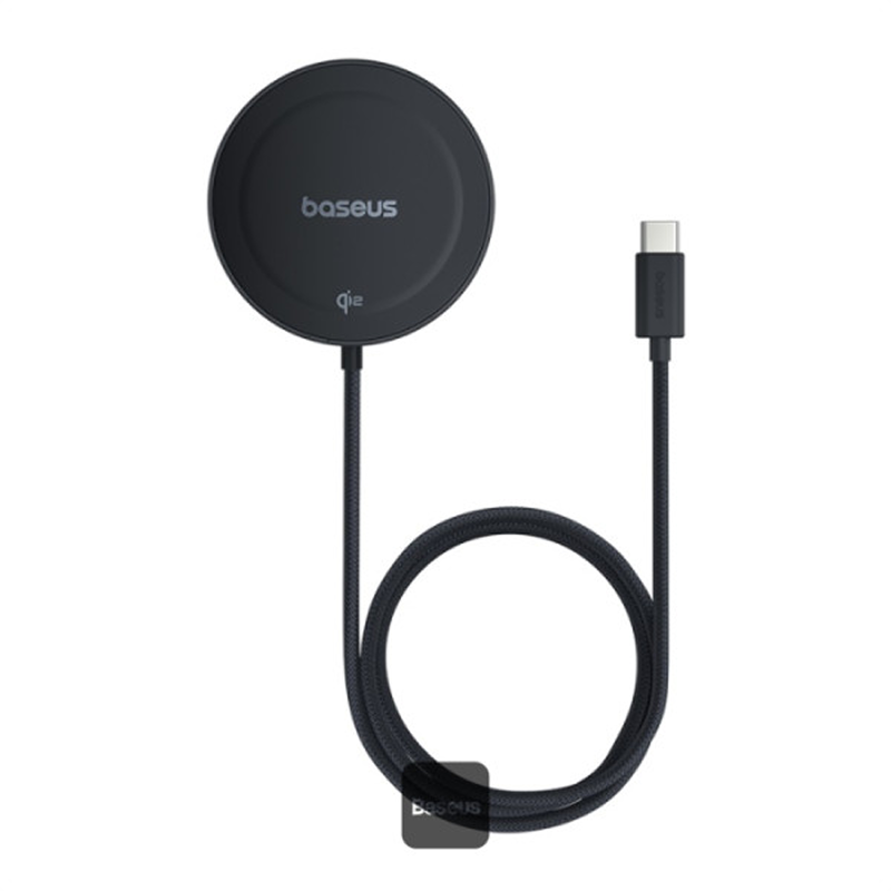 Cargador inalámbrico magnético Baseus Mini4 - Negro - Ítem