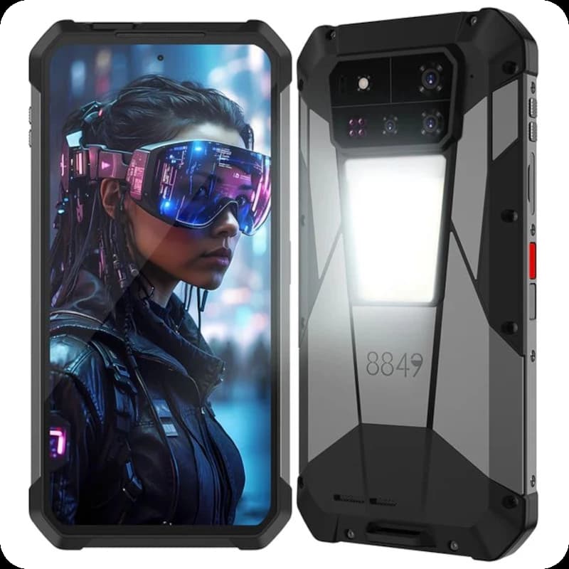 Unihertz 8849 Tank 4 Pro Cinema Projector 5G 16GB/512GB Negro Rugged