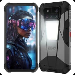 Unihertz 8849 Tank 4 Pro Cinema Projector 5G 18Go/1To Noir Rugged
