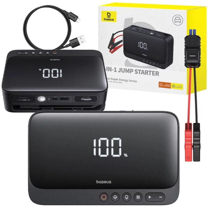 Baseus Super Energy 600A PowerBank - Arrancador de Veículo - Item1