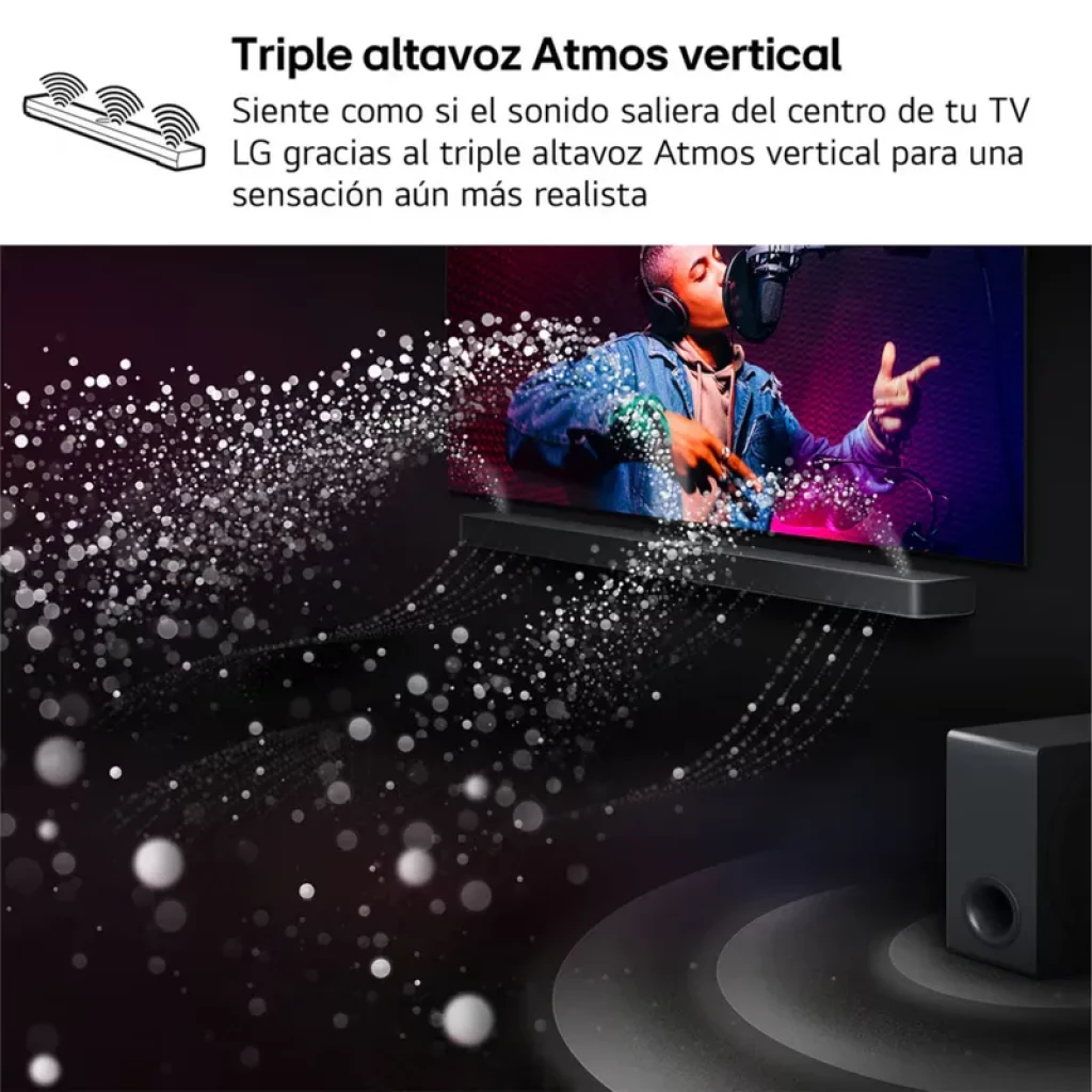 LG S70TY 3.1.1 avec caisson de basses 400 W Dolby Atmos Noir - Barre de son - Ítem10