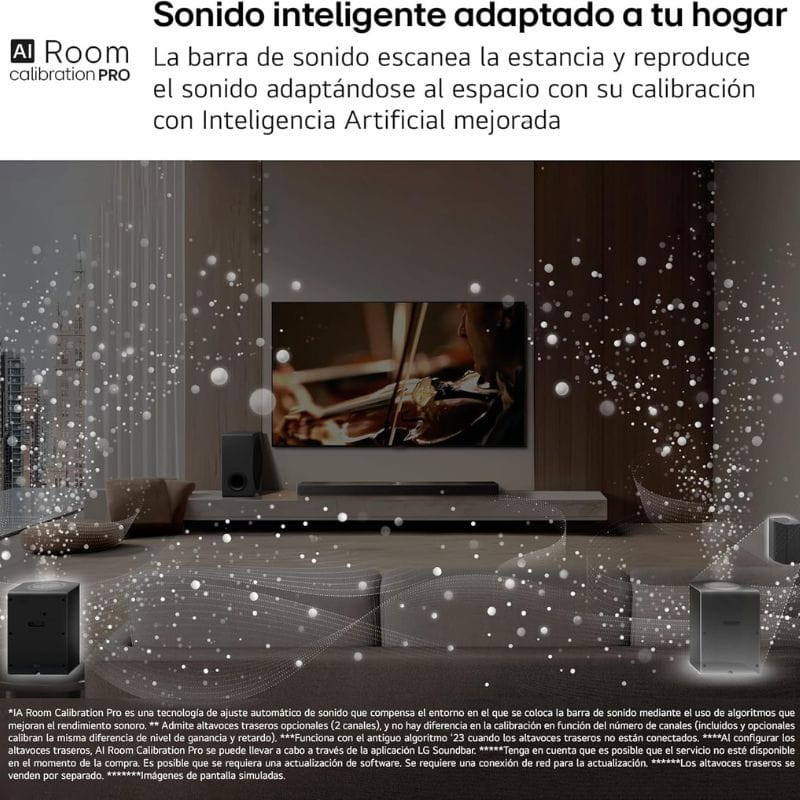 LG S95TR 9.1.5 810 W Negro - Barra de sonido - Ítem4